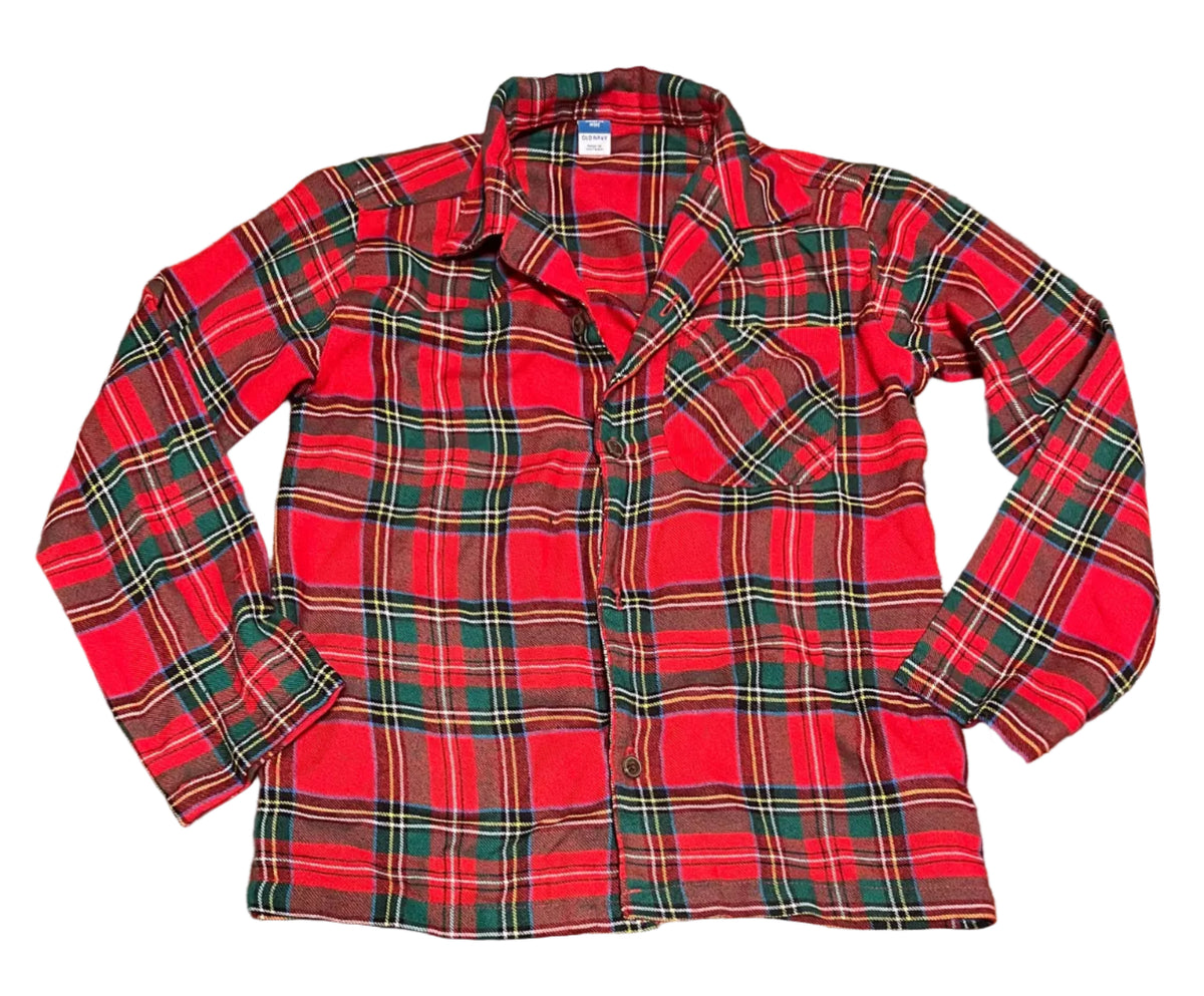 Old Navy Plaid Top, Size 8
