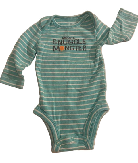 Carter's Long Sleeve Onesie, 0-3 months