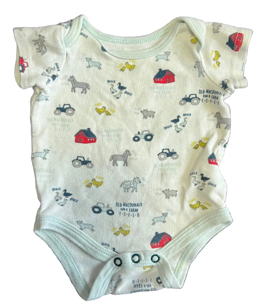 Indigo Baby Onesie, 0-3 months
