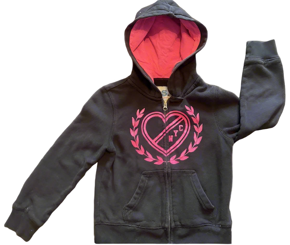 Aeropostale Zip Up Sweater, Size 6