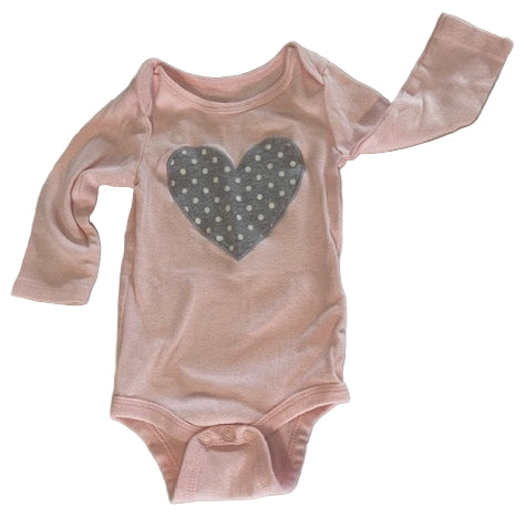 Joe Fresh Long Sleeve Onesie, 0-3 months