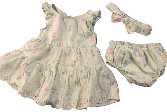 George Dress Set, 0-3 months