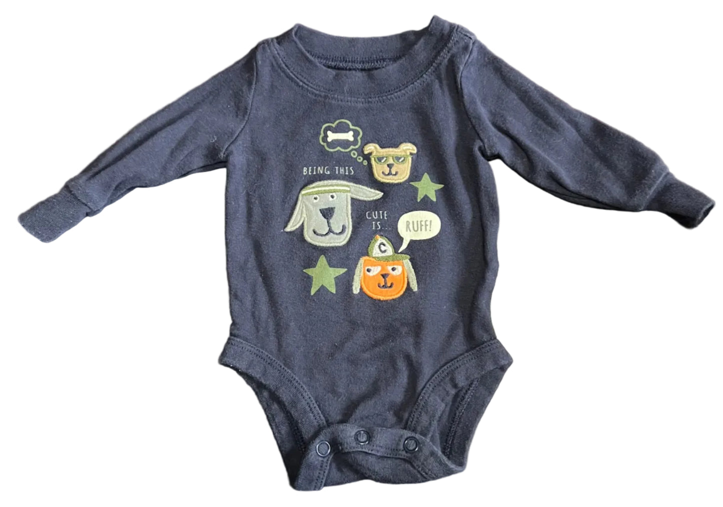 Carter’s Long Sleeved Onesie, Newborn