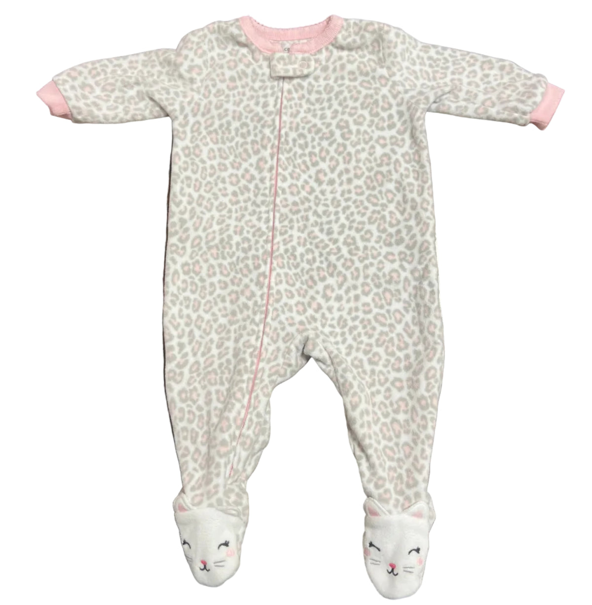 Carter’s Fleece Sleeper with Zipper, 0-3 months