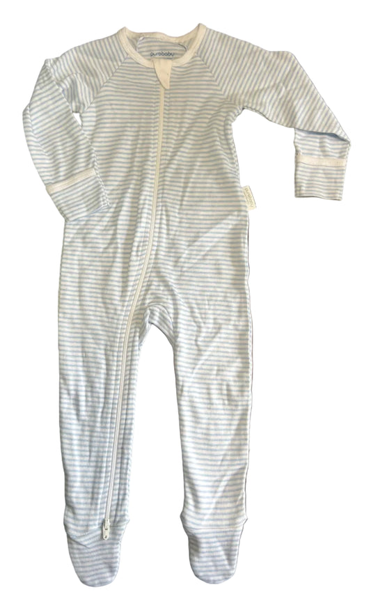 Purebaby Sleeper with Zipper, 100% organic cotton, 6-12 months