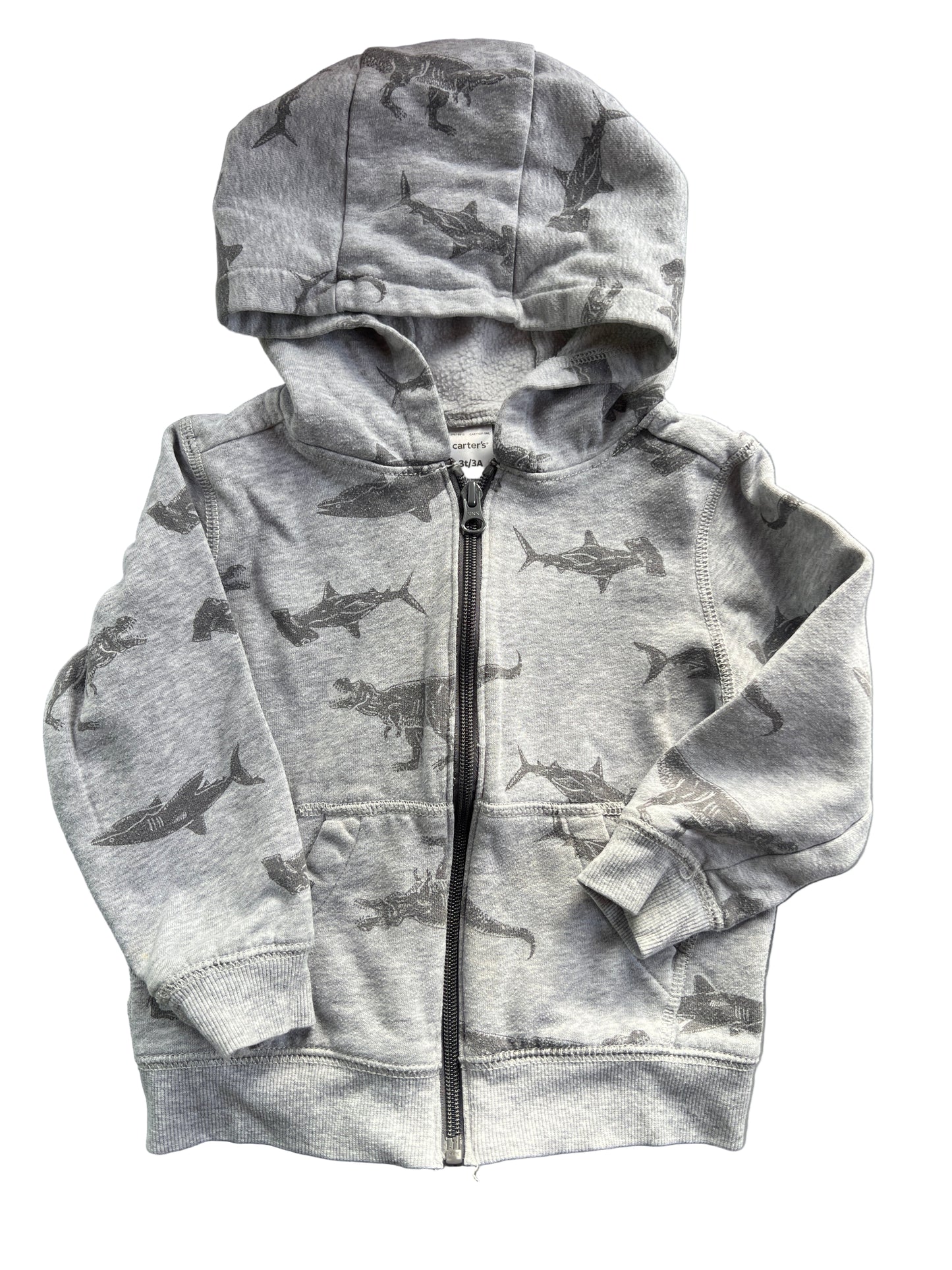 Carter’s Zip Up Sweater, 3T