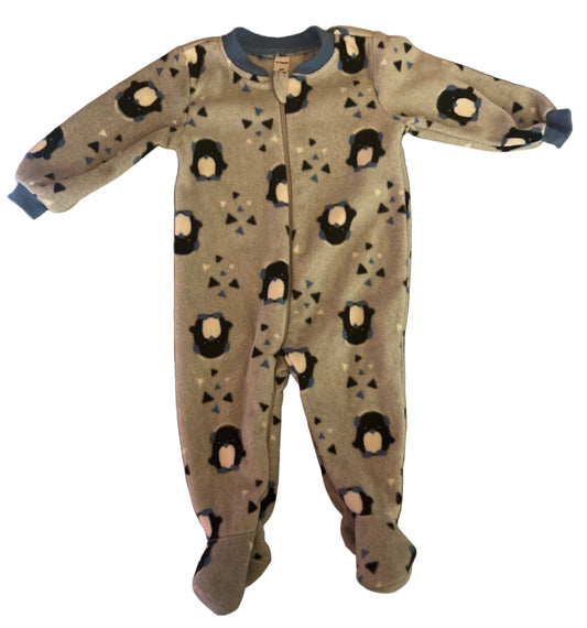 PL Baby Fleece Sleeper with Zipper, 3-6 months