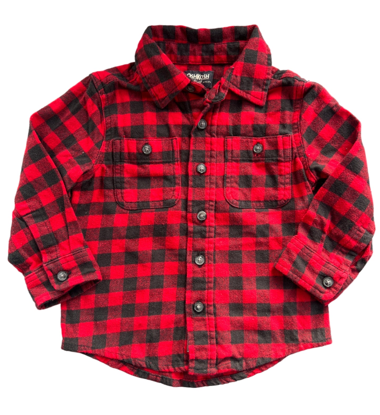 Oshkosh Plaid Shirt, 2T