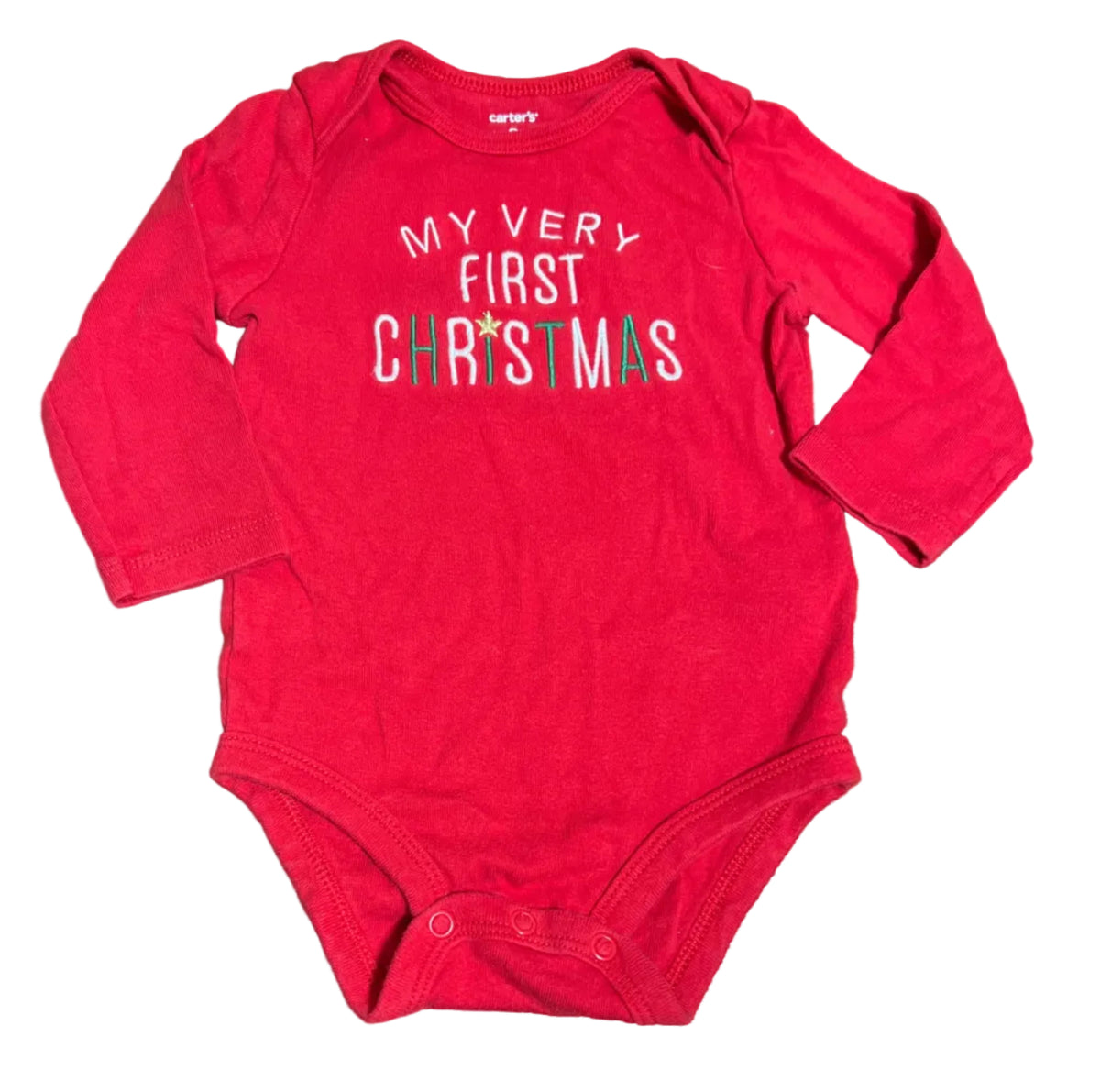 Carter’s Long Sleeve Onesie, 6-9 months