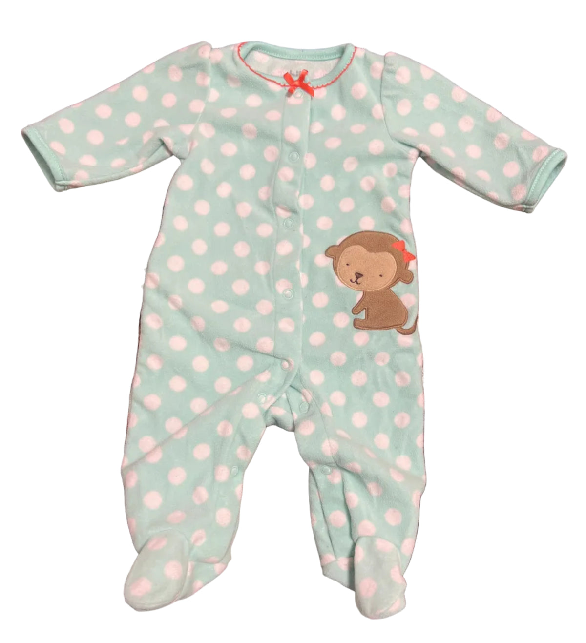 Carter’s Fleece Sleeper with Snaps, 0-3 months
