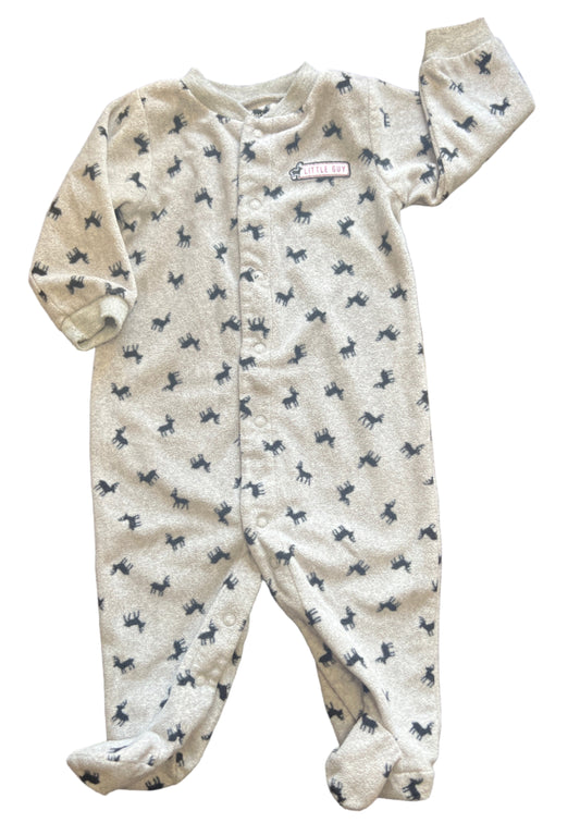 Carter’s Fleece Sleeper with Snaps, 3-6 months