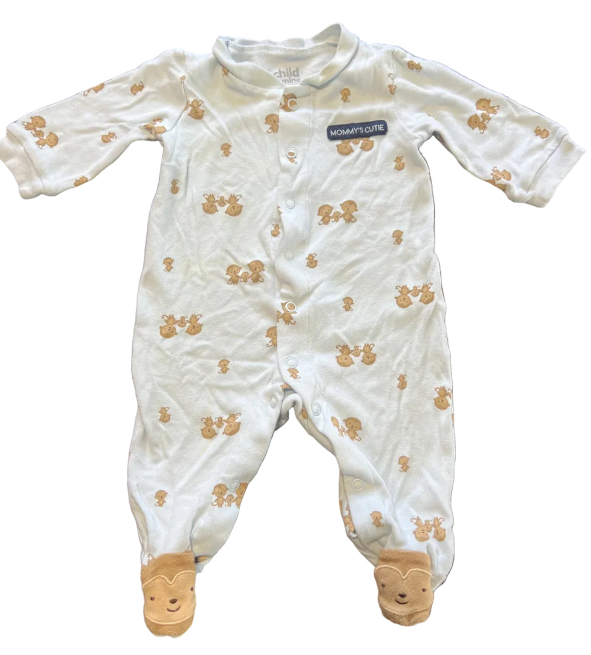 Carter’s Sleeper with Snaps, 0-3 months