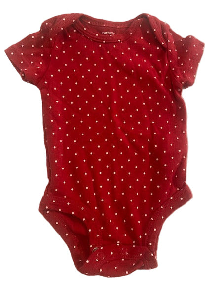 Carter's onesie, 0-3 months