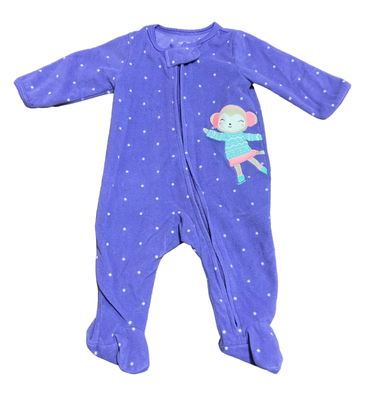 Carter’s Fleece Sleeper with Zipper, 0-3 months