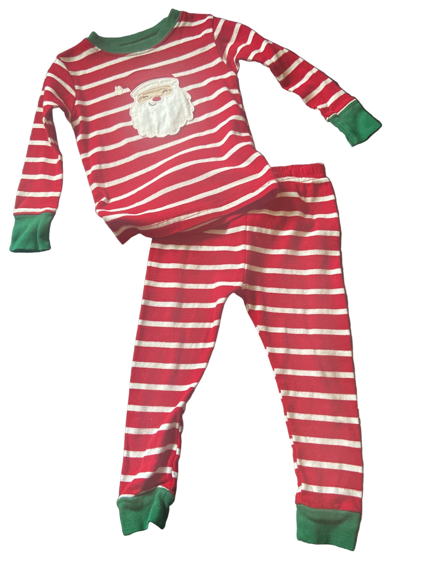 Carter's Santa Striped PJ’s, 12-18 months
