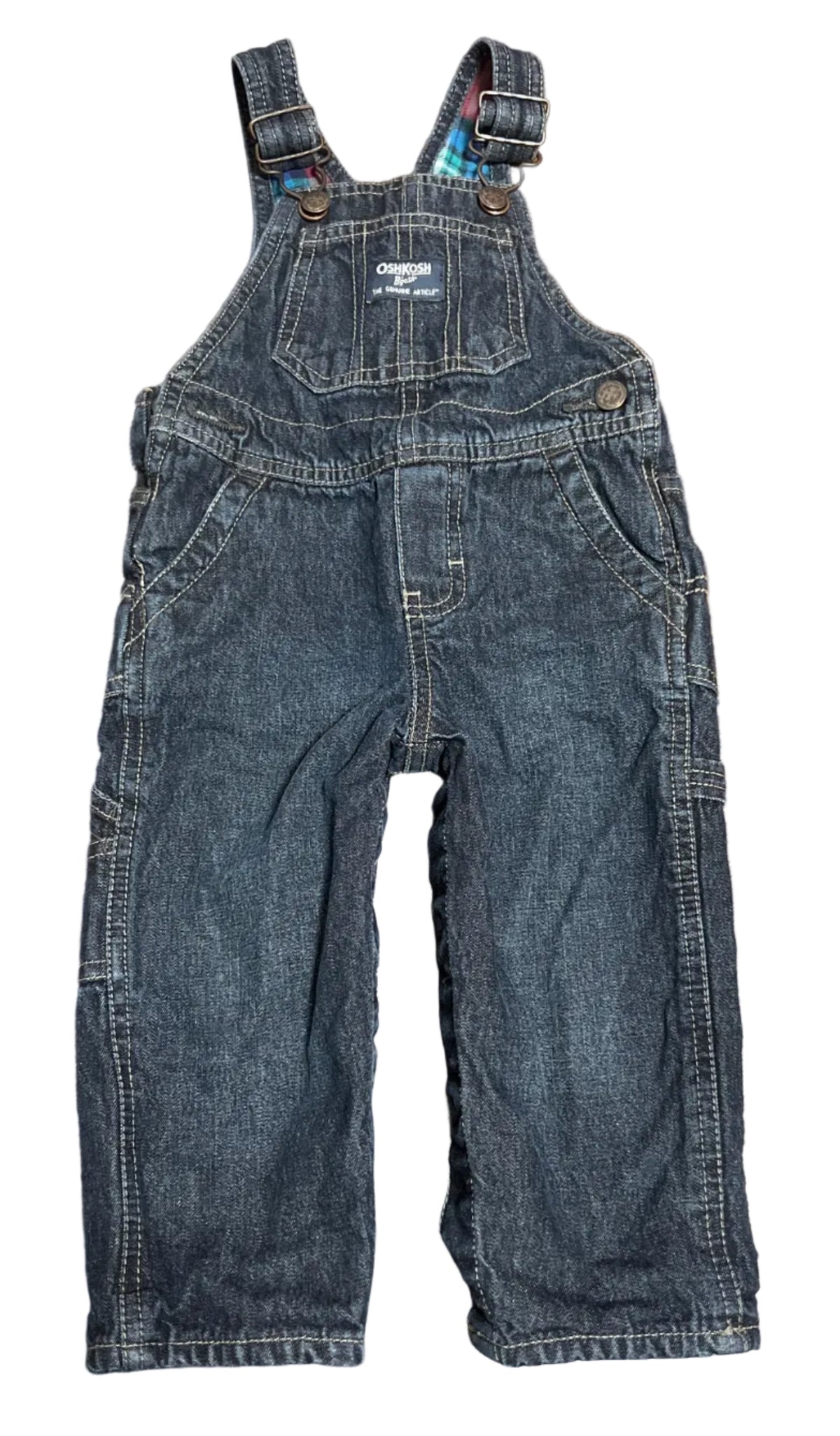 Oshkosh Jean Overalls with Snaps, 9-12 months