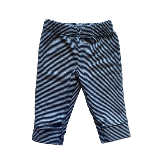 Carter's Blue and White Stripped Pants, 3-6 months