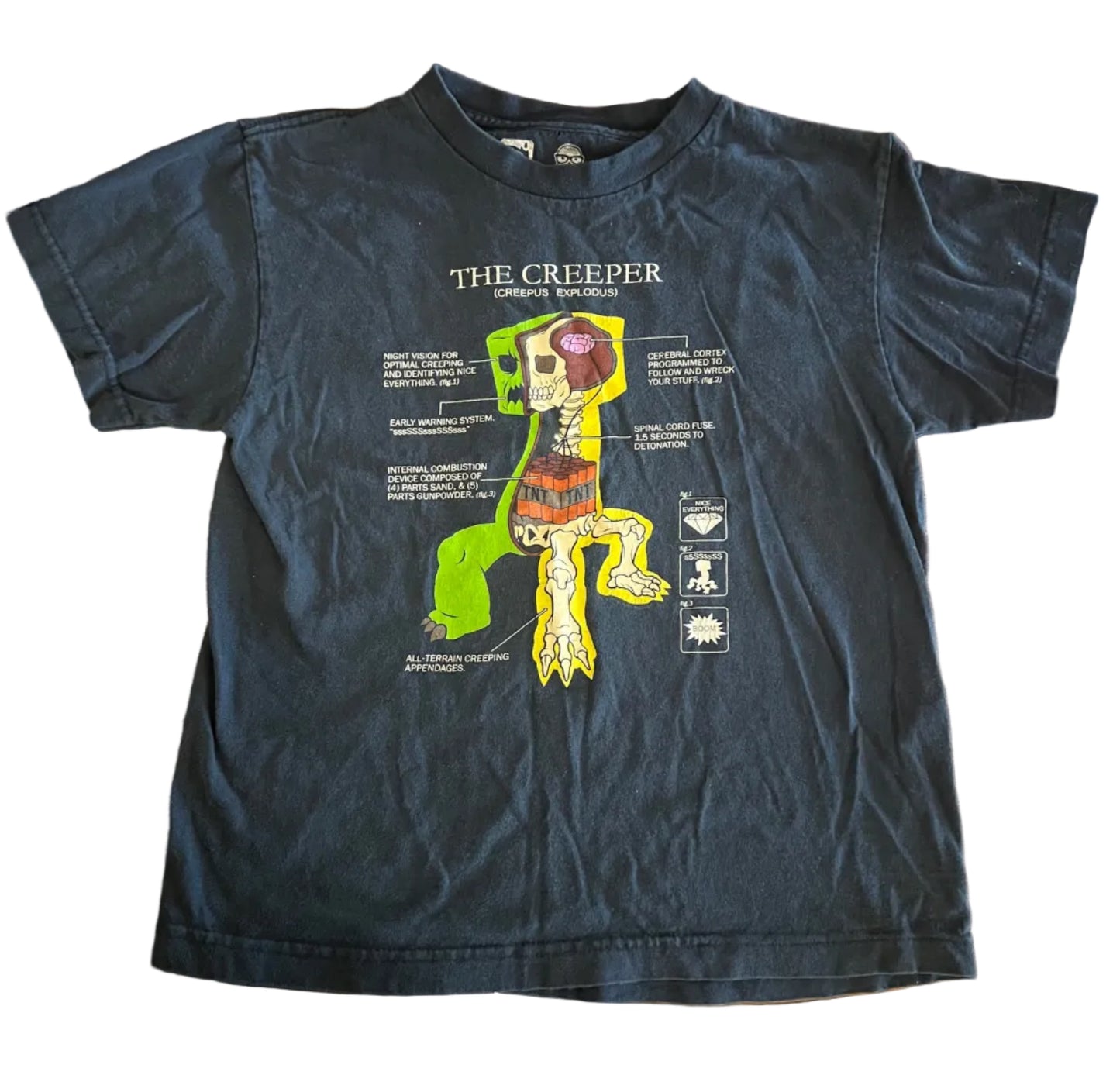 Mojang T-Shirt, Size 8/10