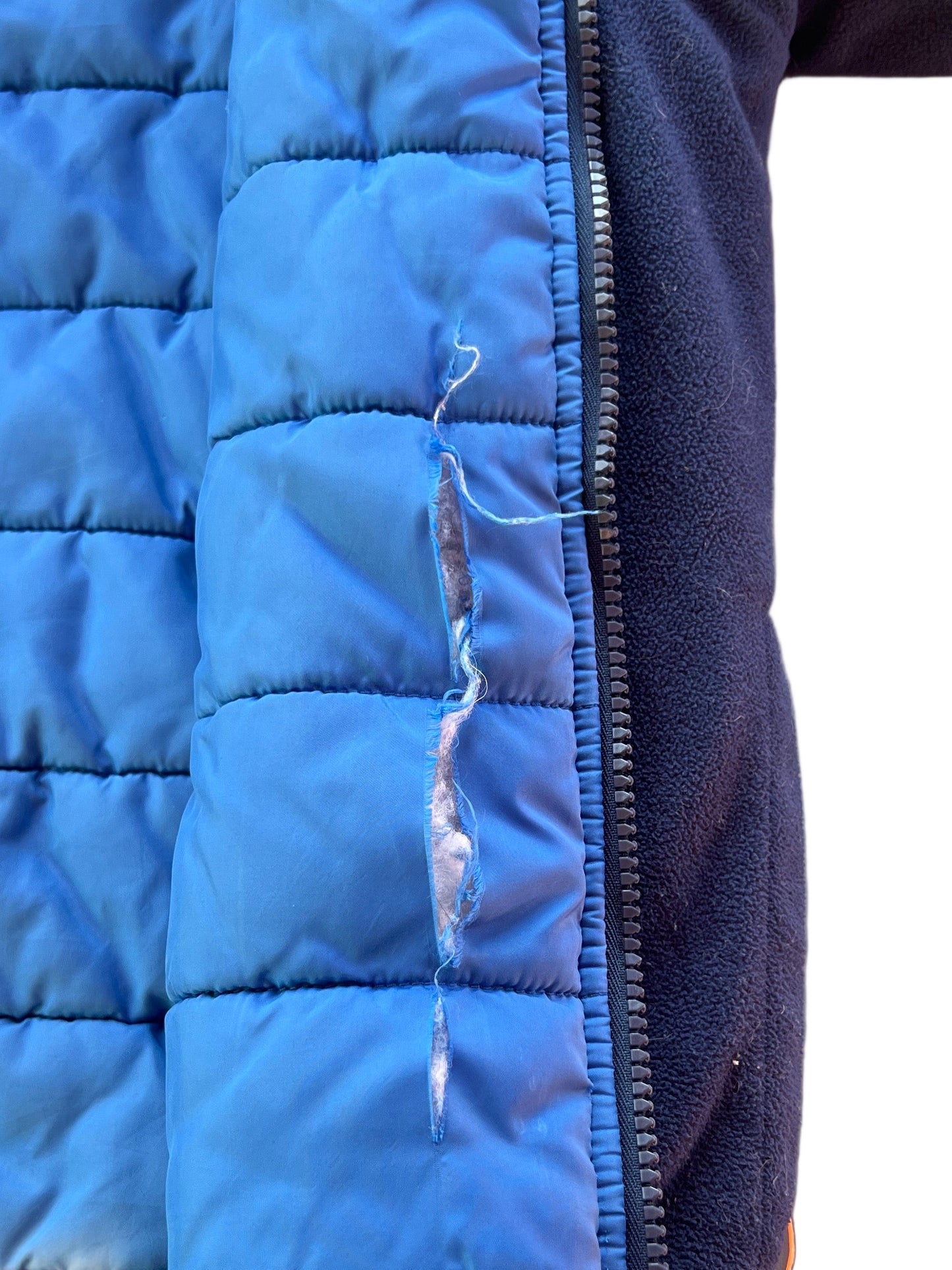Underarmour Reversible Jacket, Size 10/12 - tears to one side - shown in pictures
