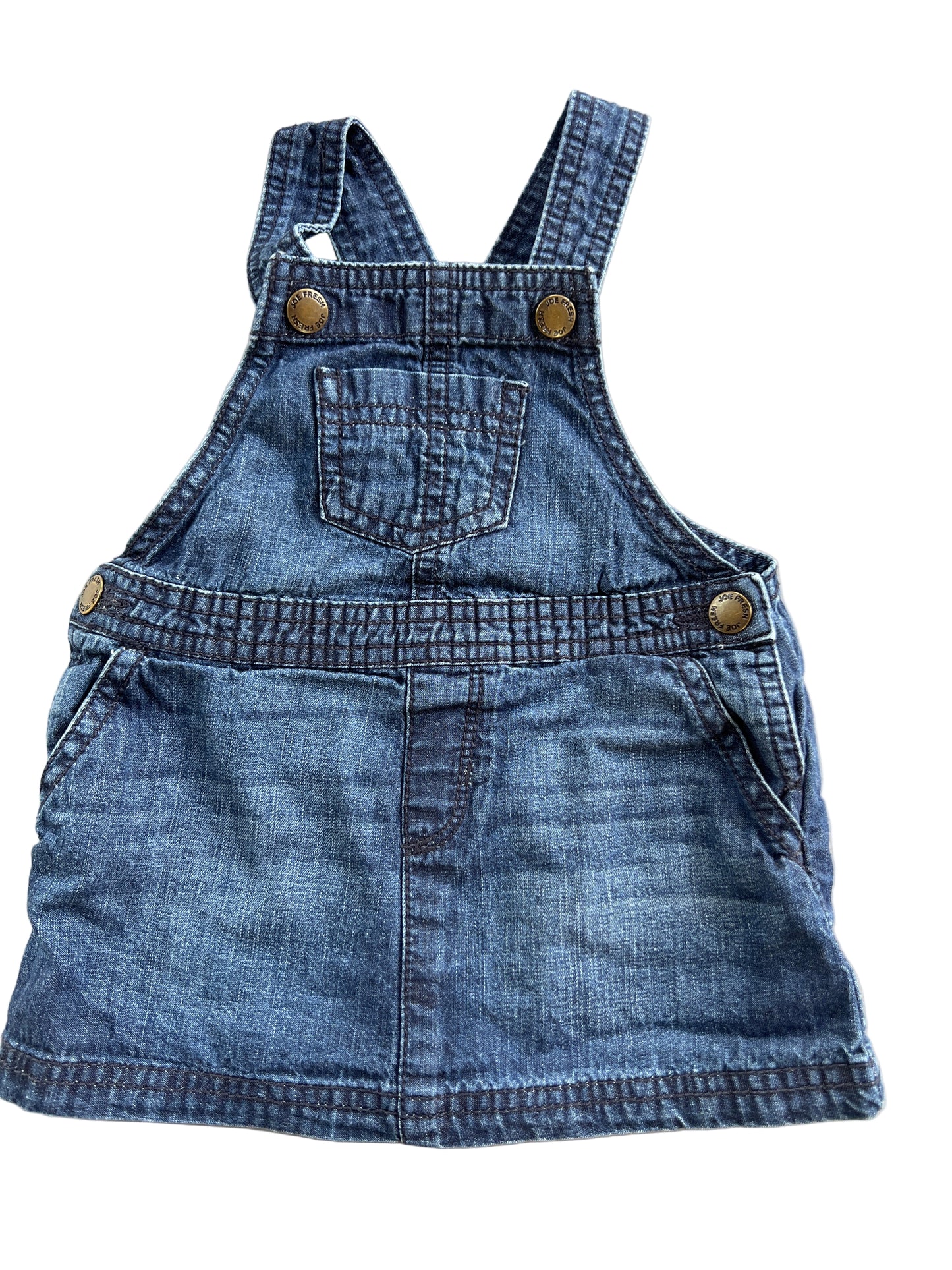 Joe Fresh Skirt Overalls, 6-12 months
