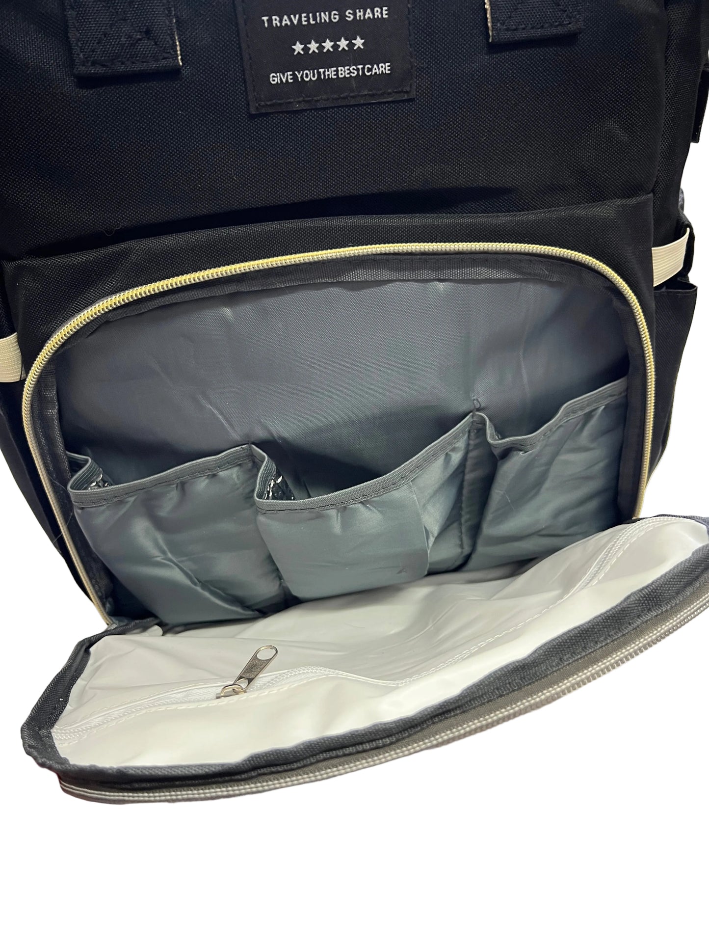 Baby Diaper Bag Backpack, Multi-Function Travel Portable Bassinet