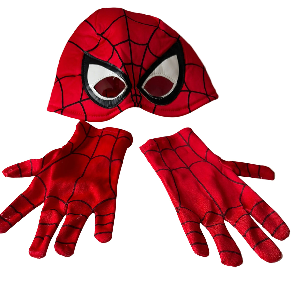 Spiderman Costume Hat and Gloves