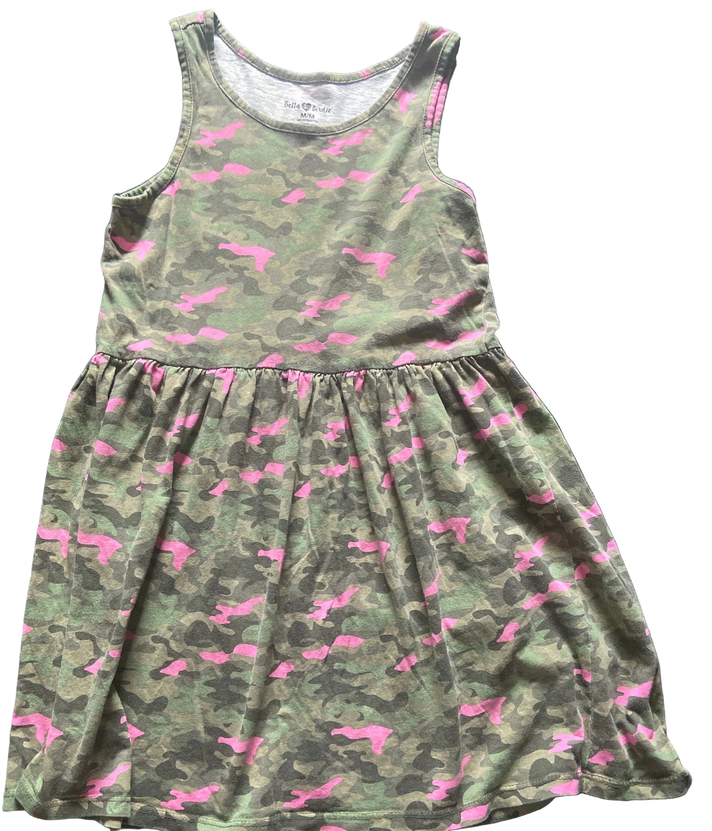 Bella Birdie Camouflage Dress, Size 7/8
