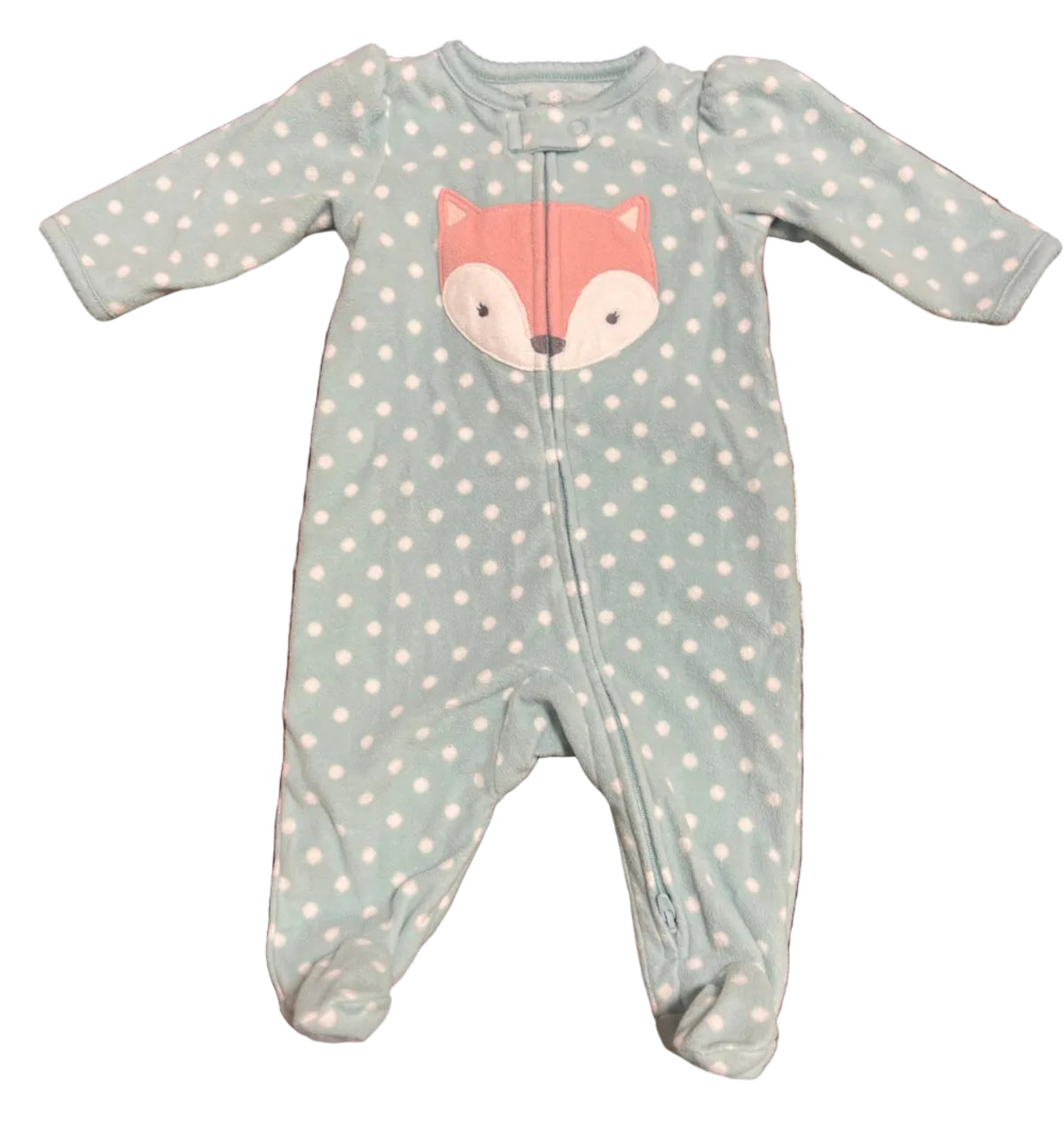 Carter’s Fleece Sleeper with Zipper, 0-3 months