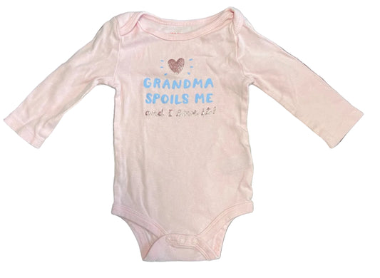 Joe Fresh Long Sleeved Onesie, 3-6 months