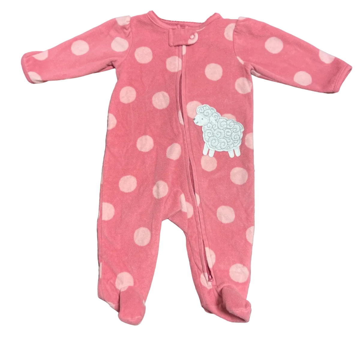 Carter’s Fleece Sleeper with Zipper, 0-3 months