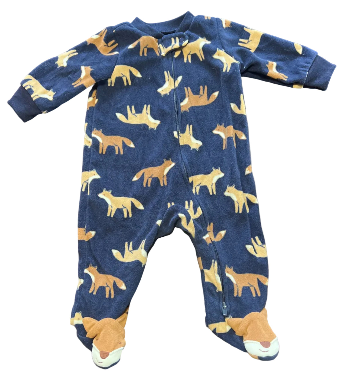 Carter’s Fleece Sleeper with Zipper, 0-3 months