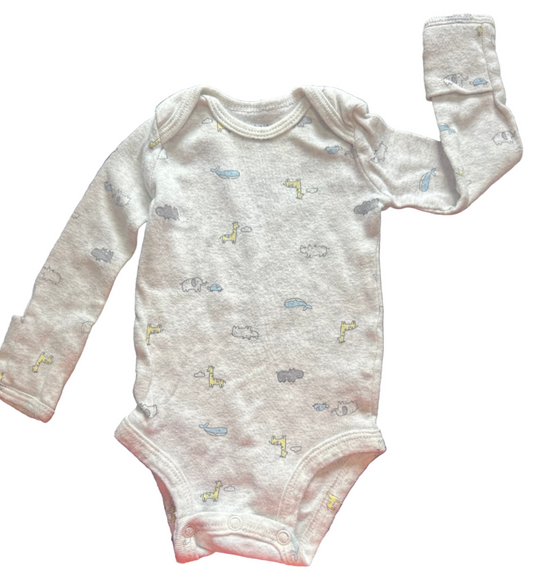 Carter's Long Sleeve Onesie, Newborn