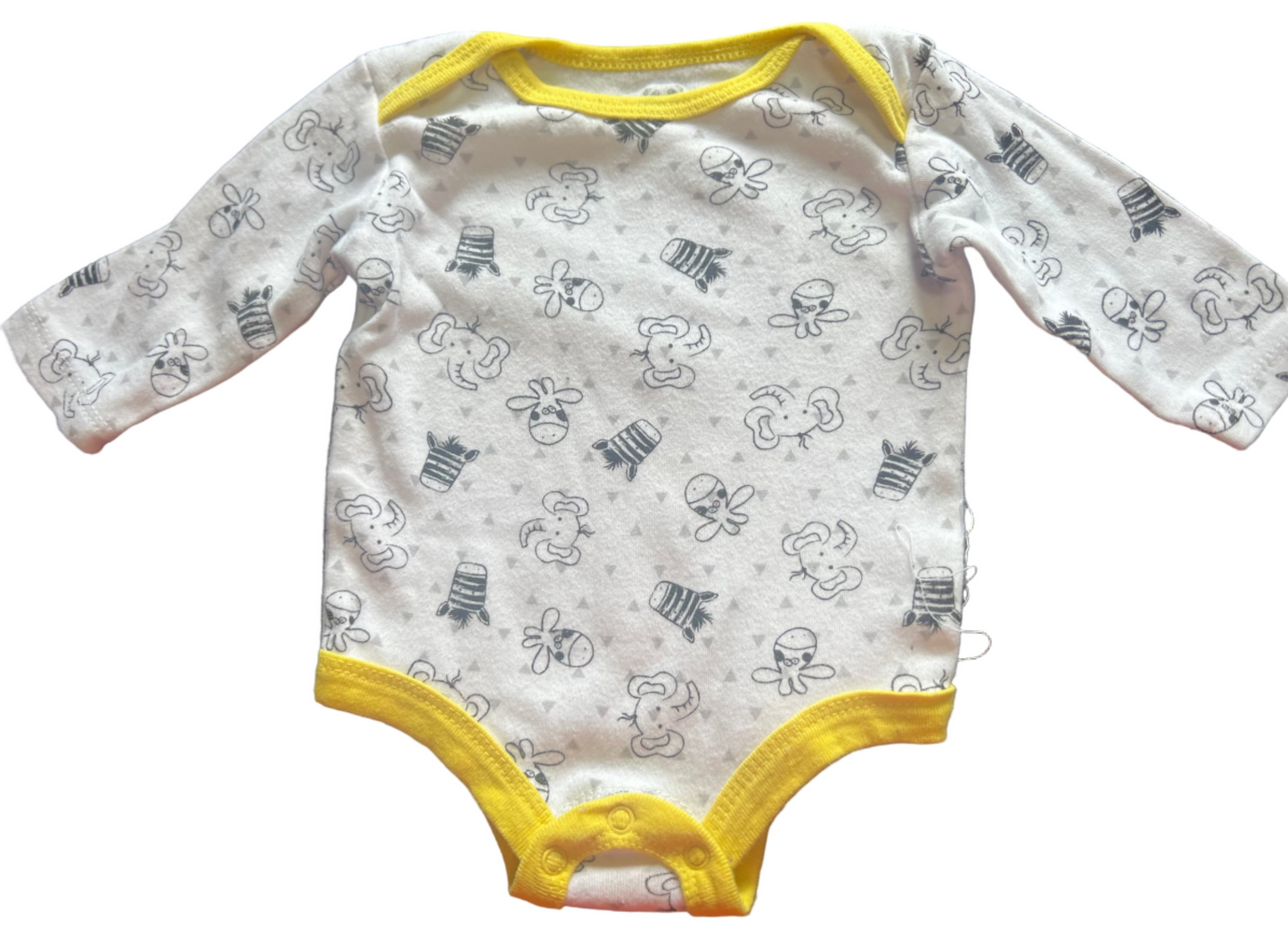 Rococo Long Sleeve Onesie, Newborn