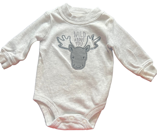Carter's Long Sleeve Onesie, Newborn