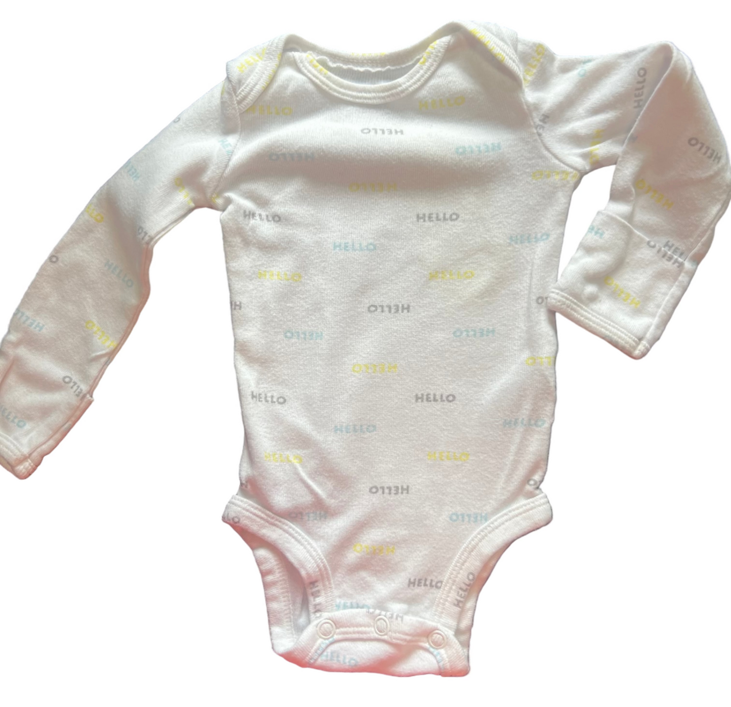 Carter's Long Sleeve Onesie, Newborn