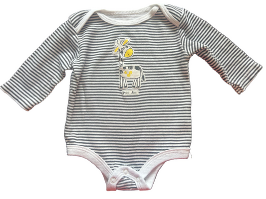 Rococo Long Sleeve Onesie, Newborn