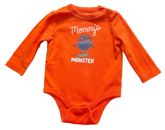 Joe Fresh Long Sleeve Onesie, 3-6 months