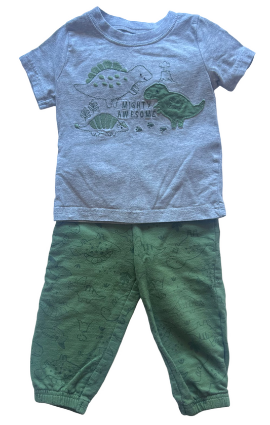Carter's Dinosaur set, 9-12 months