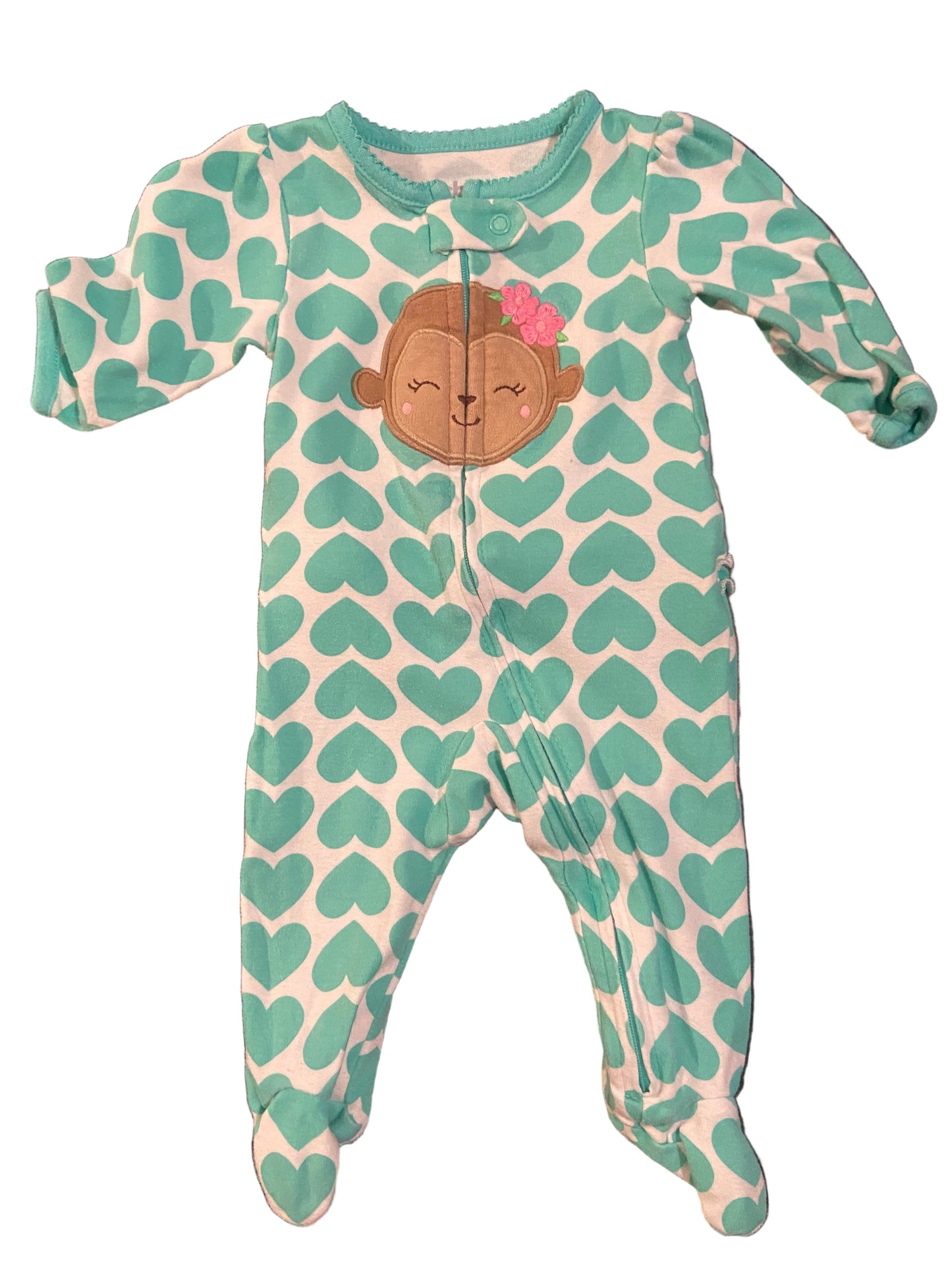 Carter's Sleeper with Zipper, 0-3 months