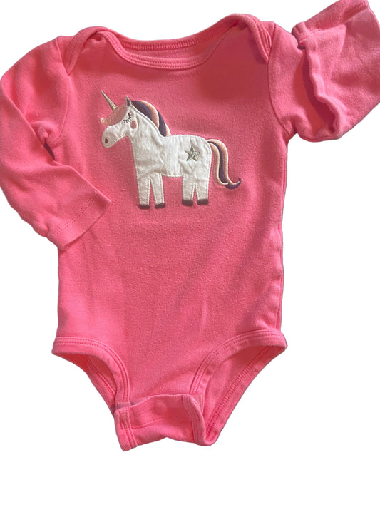 Pekkle Long Sleeve Onesie, 3-6 months