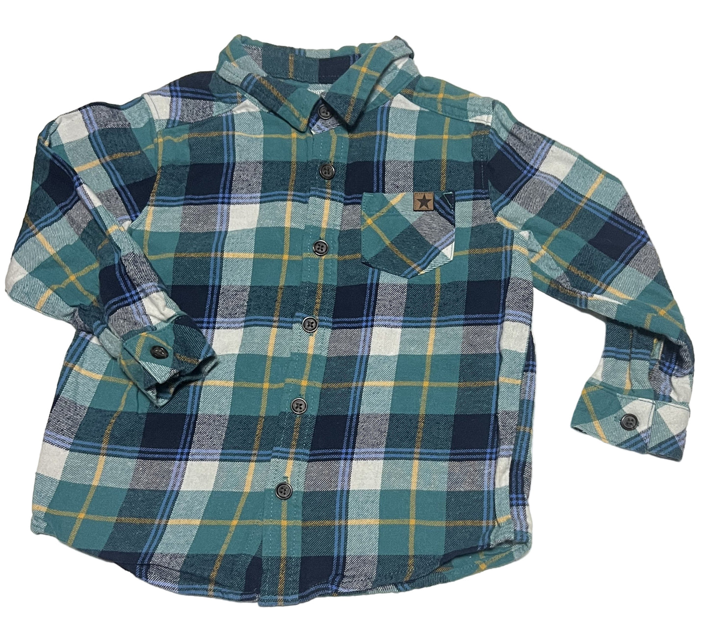 George Plaid Shirt, 3T
