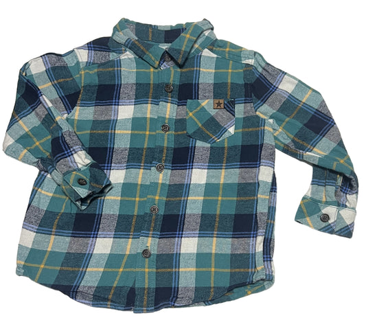 George Plaid Shirt, 3T