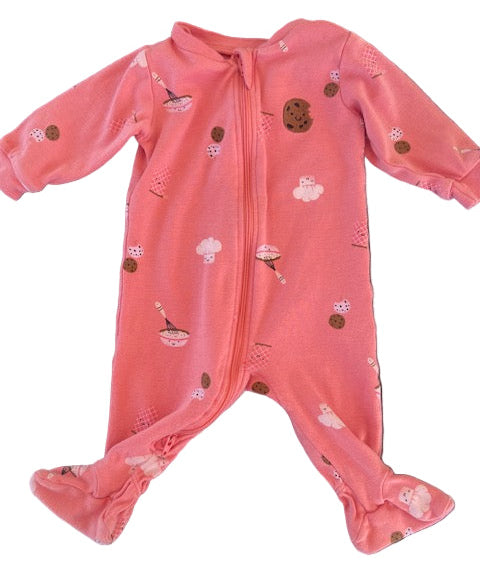 Pekkle Sleeper with Zipper. 0-3 month