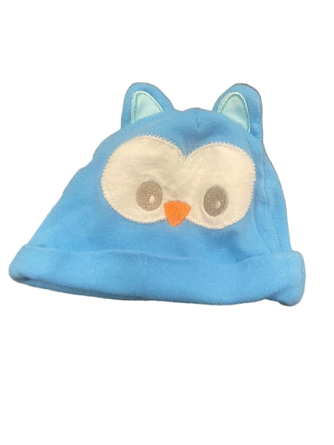 No brand, Blue Owl Hat, 0-3 month