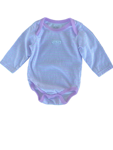 Calvin Klein, Long Sleeve Onesie, 0-3 months