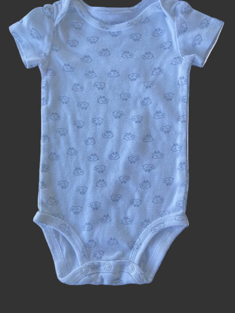 Carter's White Onesie, 3-6 months